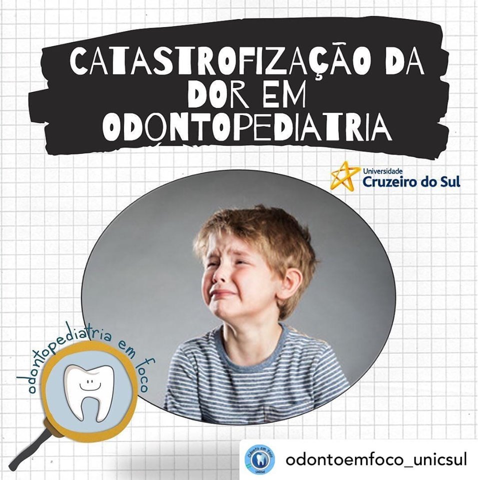 Catastrofização da dor em odontopediatria